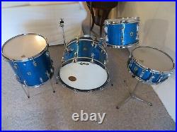 Vintage 1959 Ludwig Transition Badge Super Classic Drumset COB +Buddy Rich Snare