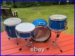 Vintage 1960's Drums Ludwig Club Date Drumset with Snare