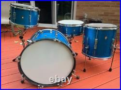 Vintage 1960's Drums Ludwig Club Date Drumset with Snare