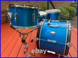 Vintage 1960's Drums Ludwig Club Date Drumset with Snare