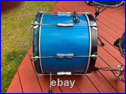 Vintage 1960's Drums Ludwig Club Date Drumset with Snare