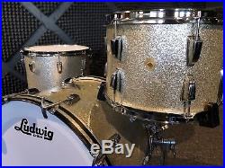 Vintage 1960's Ludwig 13, 16, 22 Super Classic Configuration Players Drum Set