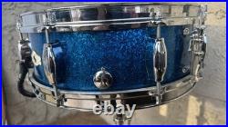 Vintage 1960s Camco Tuxedo Blue Sparkle Drum Set