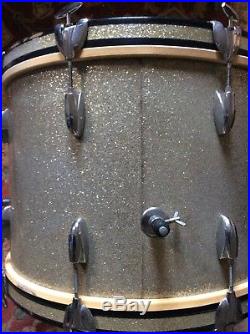 Vintage 1960s Gretsch Drum Set Round Badge With Original Zildjian Symbols