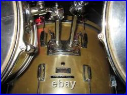 Vintage 1970's Pearl FIBERGLASS Silver Silk Drum Set