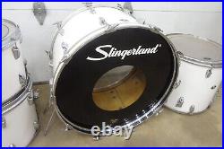 Vintage 1977 Slingerland 6 Piece RJB 70N Drum Set Made in USA White FREE SHIP