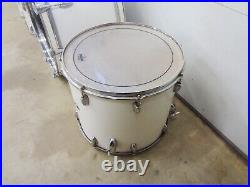 Vintage 1977 Slingerland 6 Piece RJB 70N Drum Set Made in USA White FREE SHIP