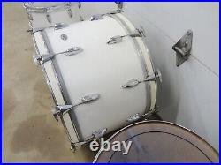 Vintage 1977 Slingerland 6 Piece RJB 70N Drum Set Made in USA White FREE SHIP