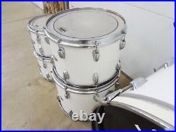 Vintage 1977 Slingerland 6 Piece RJB 70N Drum Set Made in USA White FREE SHIP