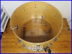 Vintage 1978 Ludwig 4pc Drumset Natural Maple Wood 6ply +Fiber Cases 100% Origin