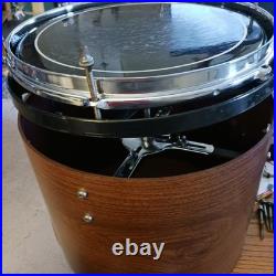 Vintage 1978 Pearl Roto Drum Set With Original Bass Drum