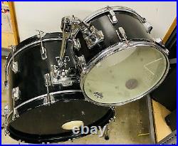 Vintage 1980's 4 Piece Pearl Drum Set with Original Pearl Stands