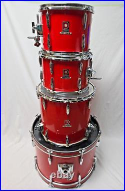 Vintage 1980's Premier Royale 4-Piece Drum Set Kit 22,12,13,16 Made In England