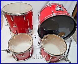 Vintage 1980's Premier Royale 4-Piece Drum Set Kit 22,12,13,16 Made In England