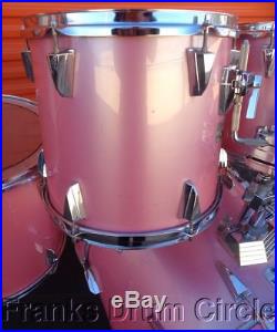 Vintage 1980's Tama Granstar 5pc Drum Set Cherry Blossom Pink