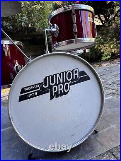 Vintage 1980s Remo PTS Junior Pro Drum Kit