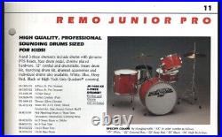 Vintage 1980s Remo PTS Junior Pro Drum Kit