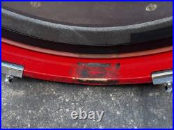 Vintage 1980s Yamaha Recording Custom Hot Red Drum Set