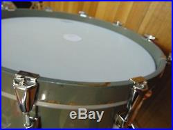 Vintage 1987 Yamaha Recording Custom Drum Set, Traditional Sizes! Quartz Grey