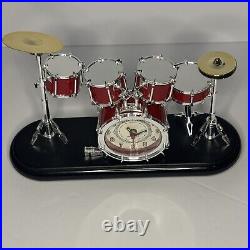 Vintage 2003 Drum Set Alarm Clock Drummers Gift'SEE VIDEO for sound