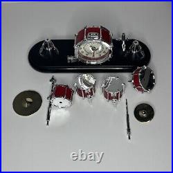 Vintage 2003 Drum Set Alarm Clock Drummers Gift'SEE VIDEO for sound