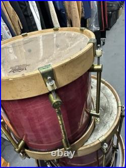 Vintage 3 PIECE Bearing Edge Drums AS-IS THIS AS A RARE ITEM