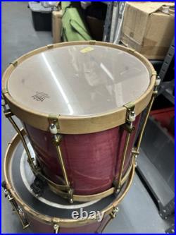 Vintage 3 PIECE Bearing Edge Drums AS-IS THIS AS A RARE ITEM