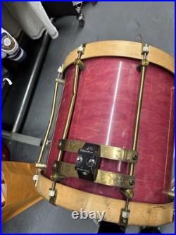 Vintage 3 PIECE Bearing Edge Drums AS-IS THIS AS A RARE ITEM