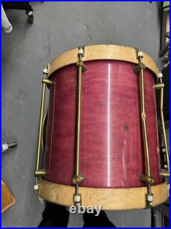 Vintage 3 PIECE Bearing Edge Drums AS-IS THIS AS A RARE ITEM