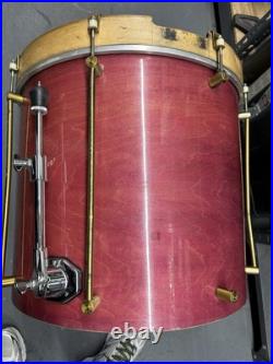 Vintage 3 PIECE Bearing Edge Drums AS-IS THIS AS A RARE ITEM