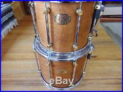 Vintage 5 pc Premier Signia Maple Drum Set 22 10 12 14 16 drums