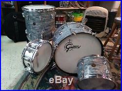 Vintage 60's Gretsch Midnight Blue Pearl Drum Set