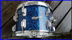 Vintage 60's Rogers 3pc Blue Onyx Drumset