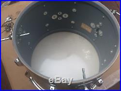 Vintage 60's Rogers 3pc Holiday Black Onyx Drum Set- Clean