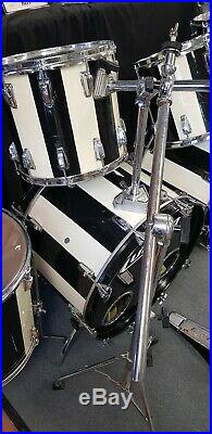 Vintage 7-piece Custom Ludwig Rocker Drum Set