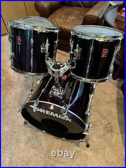 Vintage 80s Premier XPK 4 Piece Drum Kit 22 12 13 16 Floor (Yamaha Ownership)