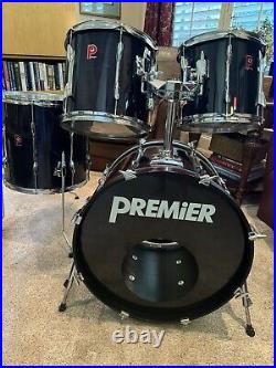 Vintage 80s Premier XPK 4 Piece Drum Kit 22 12 13 16 Floor (Yamaha Ownership)