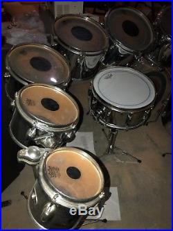 Vintage Chrome Slingerland Drum Set