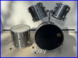 Vintage Drum Set Of 4 Tama Swingstar Made In Japan T Badge Rare