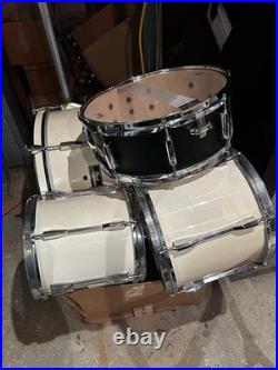 Vintage Drum Set White Marine Pearl In Excellent Condition