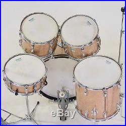 Vintage Early-70s Ludwig 5-Pc. Drumset in Champagne Sparkle with Hardware & Cases