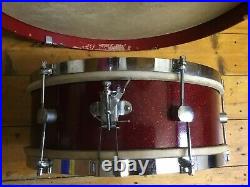 Vintage Gigster II Drum Set in Red Glitter