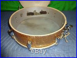 Vintage Gretsch Round Badge Drum Set Snare Drum Progressive Jazz Original Mint