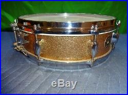 Vintage Gretsch Round Badge Drum Set Snare Drum Progressive Jazz Original Mint