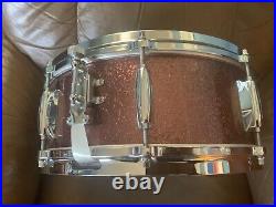 Vintage Gretsch Round Badge Drum Set-burgundy Sparkle