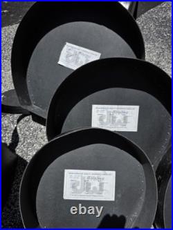 Vintage Humes & Berg Fiber Drum Set Cases Econoline Snare Leather (6) Piece Set