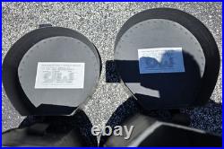 Vintage Humes & Berg Fiber Drum Set Cases Econoline Snare Leather (6) Piece Set