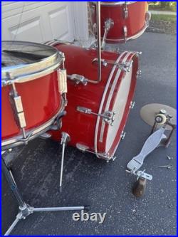 Vintage Leedy Drum Drums Set Made In USA As Is Local Pick Up Only