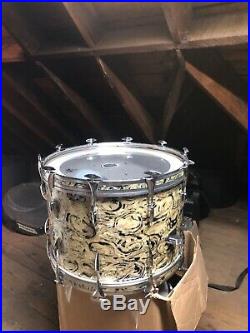 Vintage Lido Supreme drum set rare finish Sonor types hardware cool one off set