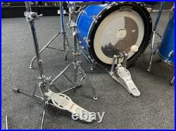 Vintage Ludwig Blue Sparkle 1970s Drum Set 22/16/13/12/8/6 with Atlas Stands #2555 Vintage Ludwig Blue Sparkle 1970s Drum Set 22/16/13/12/8/6 with Atlas Stands #2555